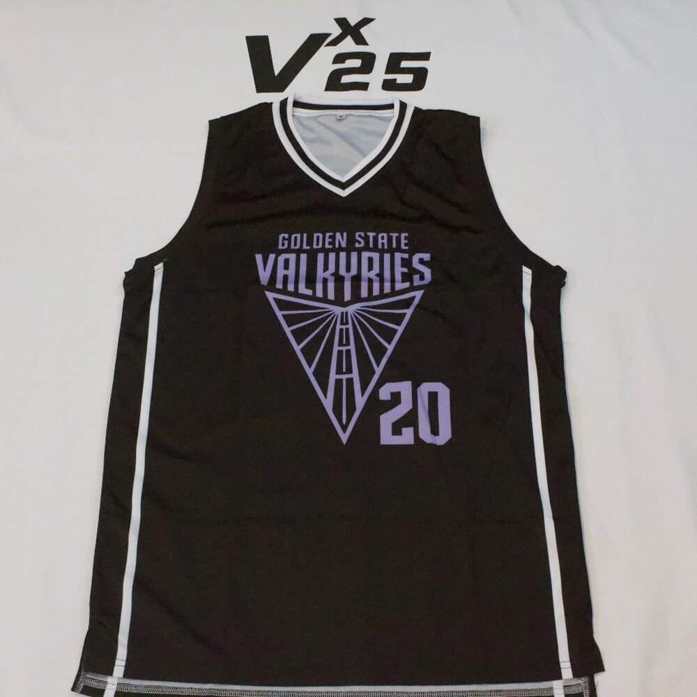 NEW Men's Golden State Valkyries Kate Martin #20 Black Jersey Size Medium